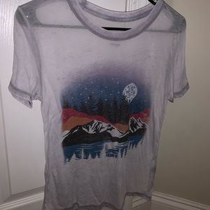 Sheer layback top size sm